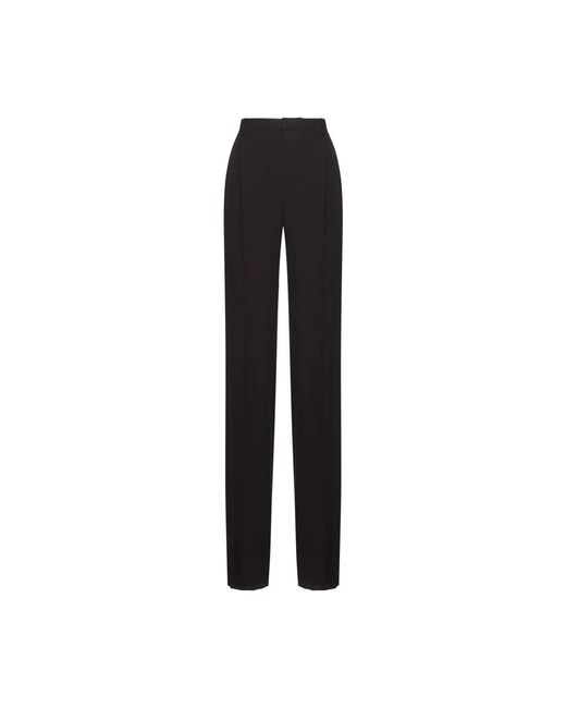 Saint Laurent Wide Trousers in het Black