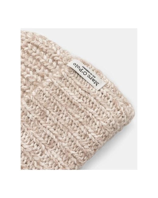 Beanies di Marc O' Polo in Natural