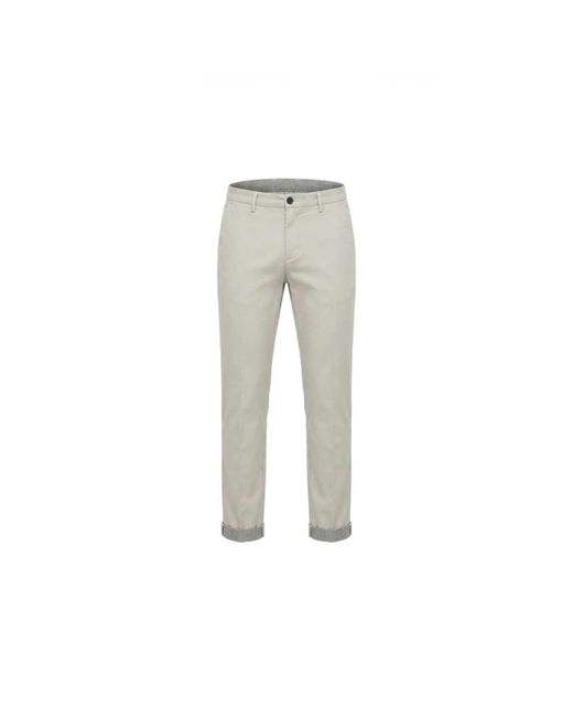 Mason's Milano Stijl Chino in het Gray voor heren