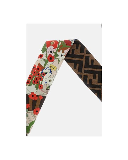 Silky Scarves Fendi de color Green