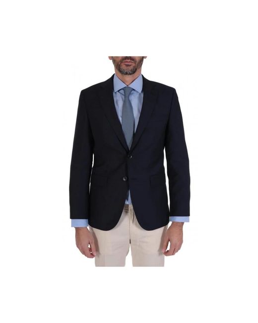 HUGO Jassen ,Blauw ,Wol Jeckson Suit Jacket in het Blue voor heren