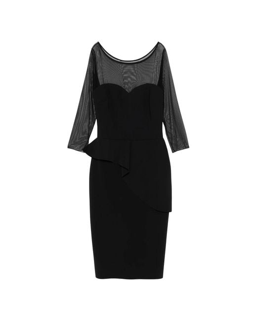Chiara Boni Black Midi Dresses