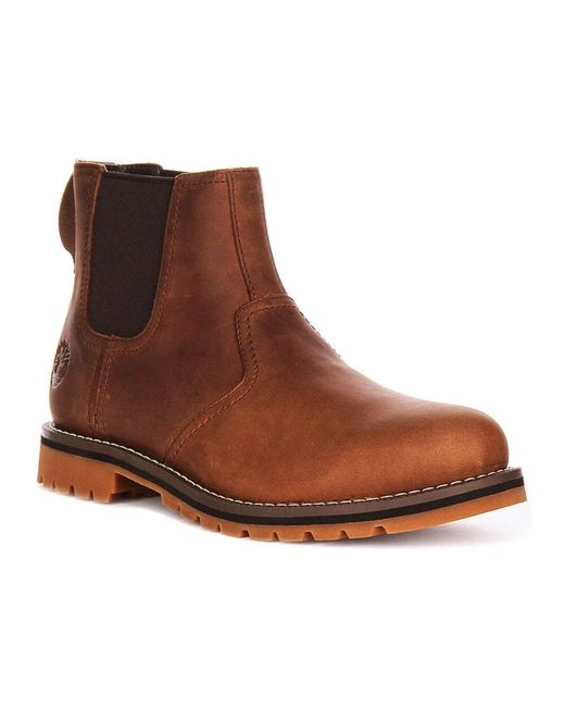 Timberland Brown Chelsea Boots for men