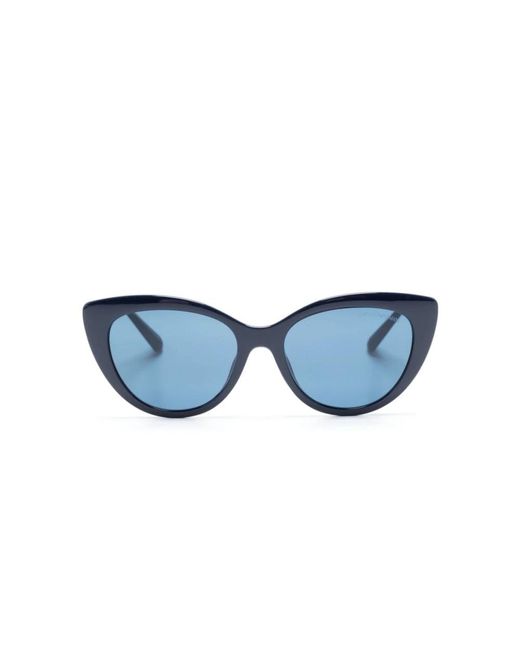 Emporio Armani Blue Blaue sonnenbrille mit originalzubehör
