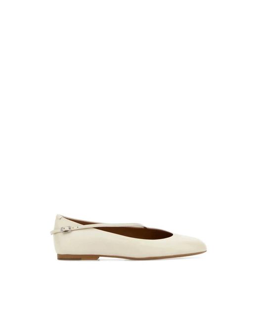 Jil Sander Natural Ballerinas