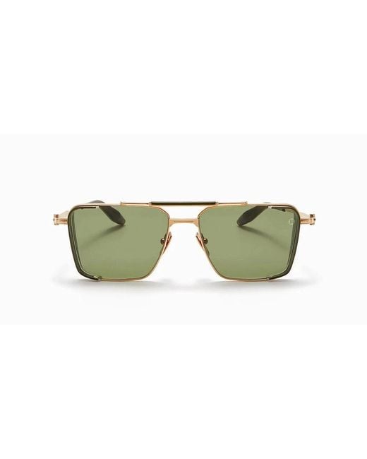 Akoni Accessoires ,Geel ,Hera Zonnebrillen in het Green voor heren