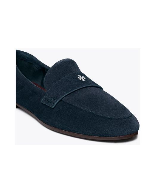 Tory Burch Blue Loafers