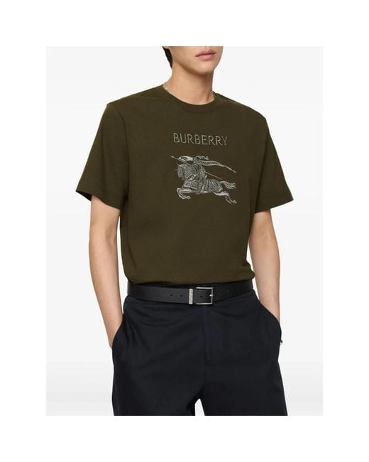 Burberry Green T-Shirts for men