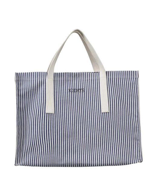 10Days Blue Tote Bags