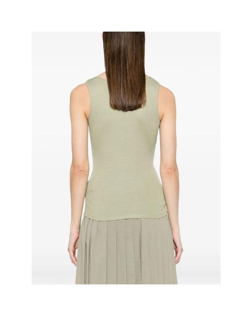 Tops > sleeveless tops AMI en coloris Green