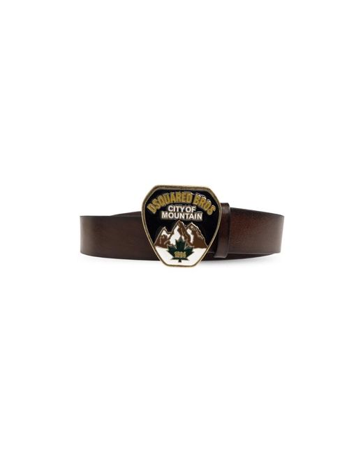 DSquared² Leren Riem in het Brown voor heren
