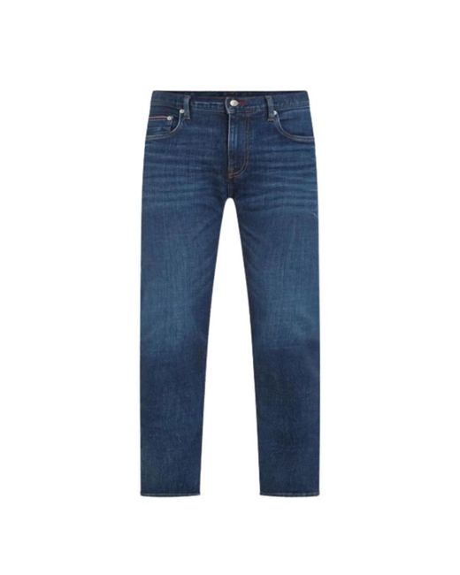 Slim bleecker jeans di Tommy Hilfiger in Blue da Uomo