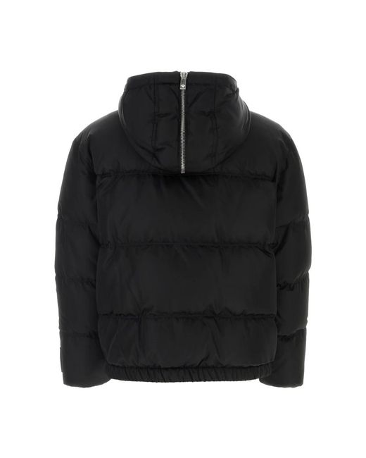 Versace Black Down Jackets for men