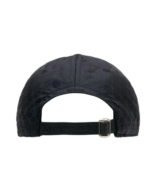 McQueen Skull Repeat Baseball Cap in Blue für Herren