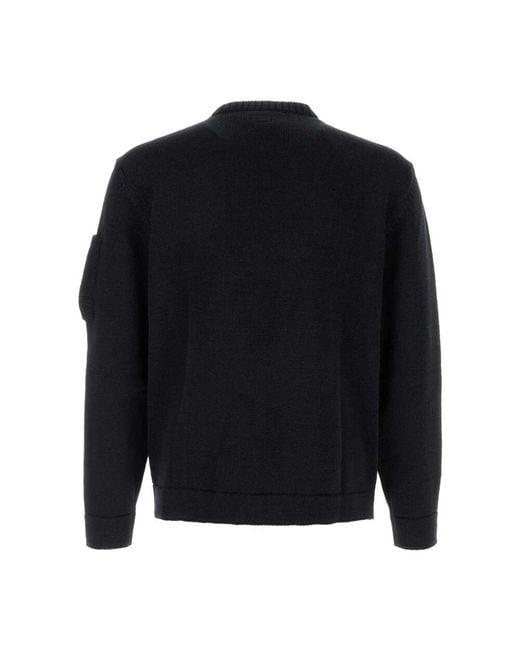 C P Company Midnight Cotton Sweater in Blue für Herren