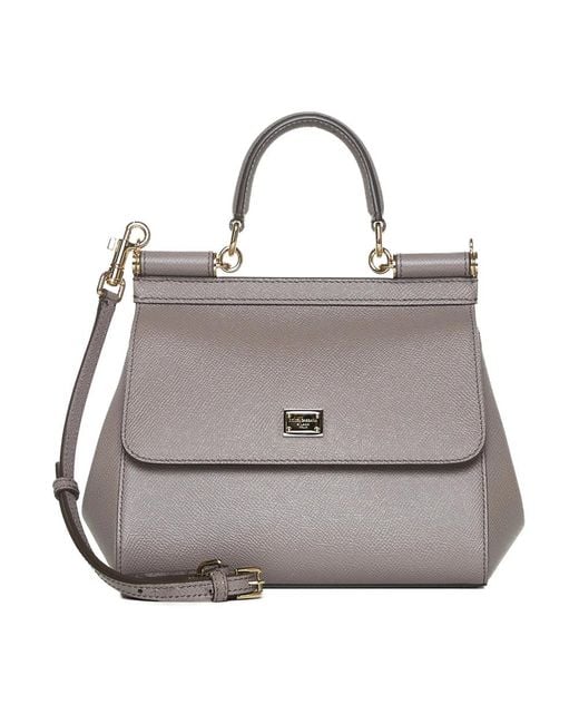 Dolce & Gabbana Gray Handbags
