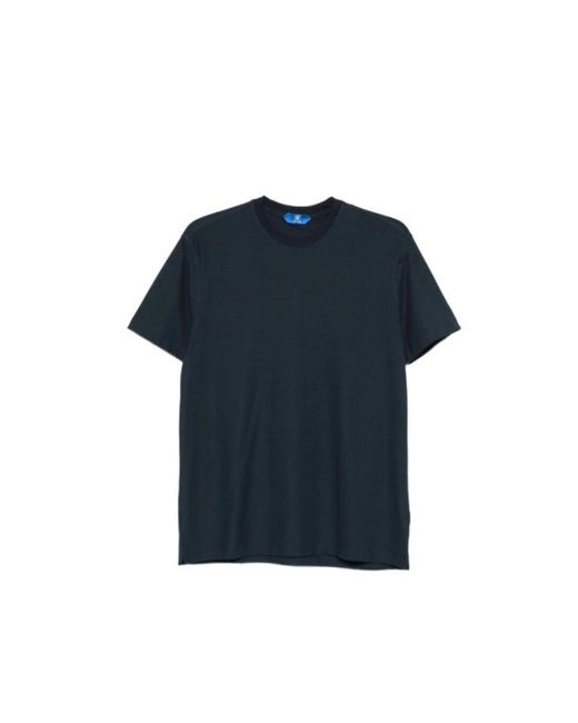 Kiton Kiss T-Shirt in het Blue voor heren