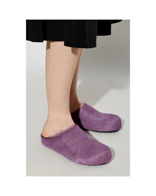 Marni Purple Mules