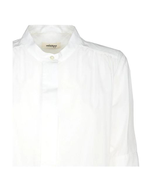 Ottod'Ame White Shirt Dresses