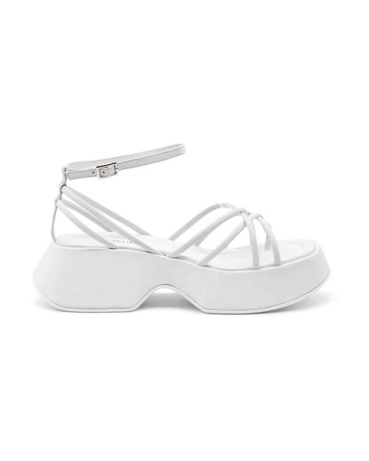 Shoes > sandals > flat sandals Vic Matié en coloris White