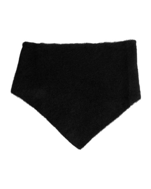 Uma Wang Black Dreiecksschal