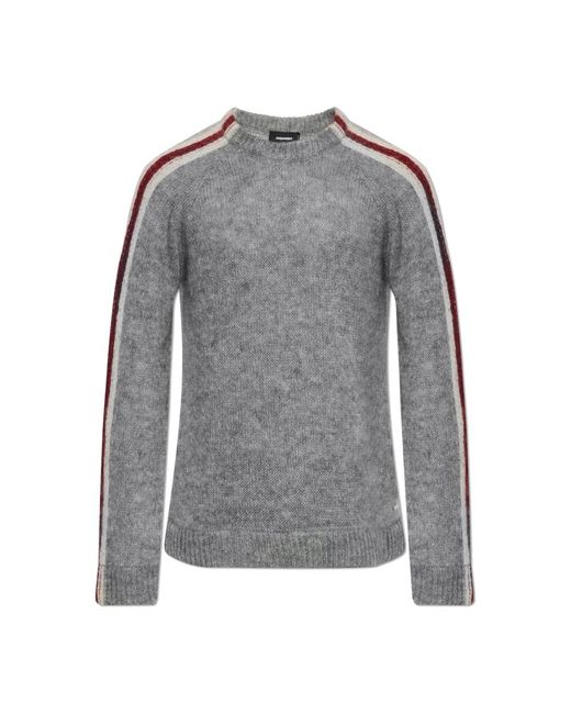 DSquared² Rundhals-Pullover in Gray für Herren