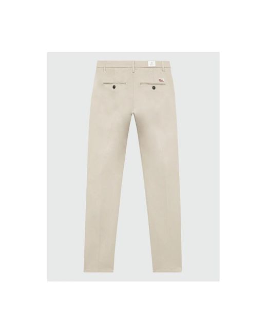 Roy Rogers Broeken ,Katoen Ivoor Chino Broek Slim Fit in het Natural voor heren