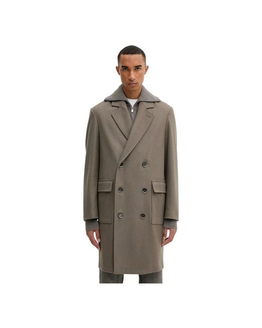 Barena Double-Breasted Coat in het Brown voor heren