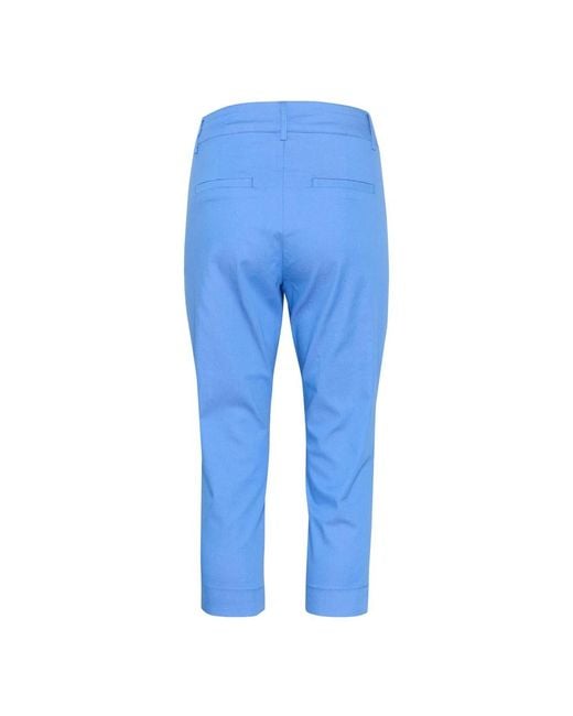Kaffe Blue Cropped Trousers
