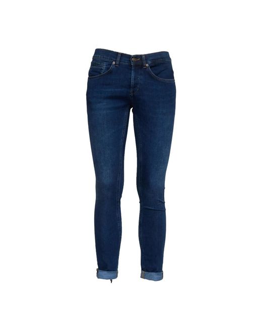 Dondup Blue Slim Fit Jeans for men
