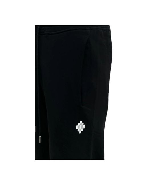 Marcelo Burlon Black Sweatpants for men