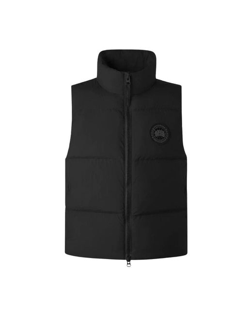 Canada Goose Black Vests for men
