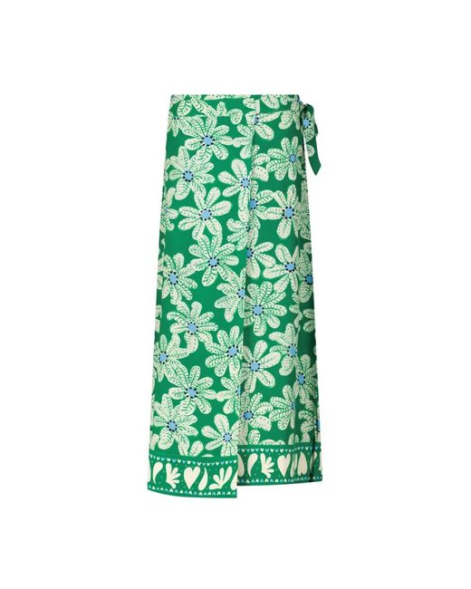 FABIENNE CHAPOT Green Wickelrock Bobo Mit Muster