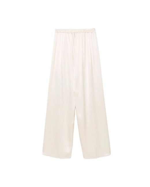 Gentry Portofino White Wide Trousers