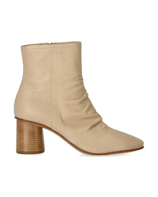 Elena Iachi Natural Heeled Boots