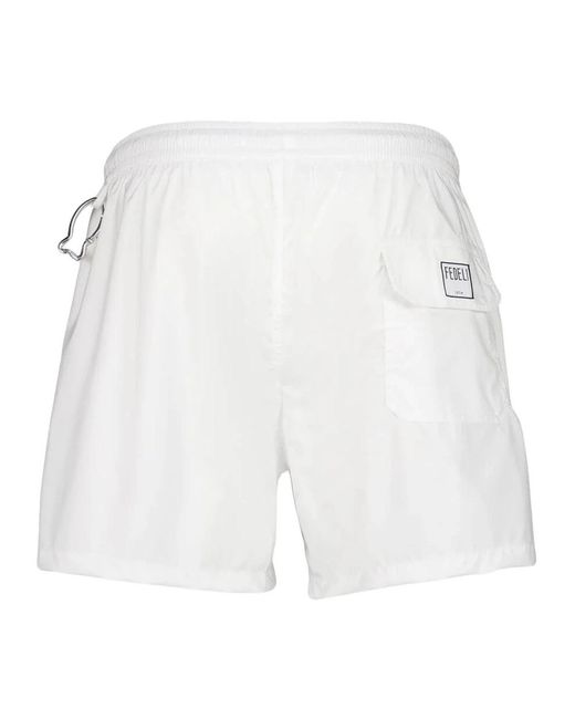 Fedeli White Beachwear for men