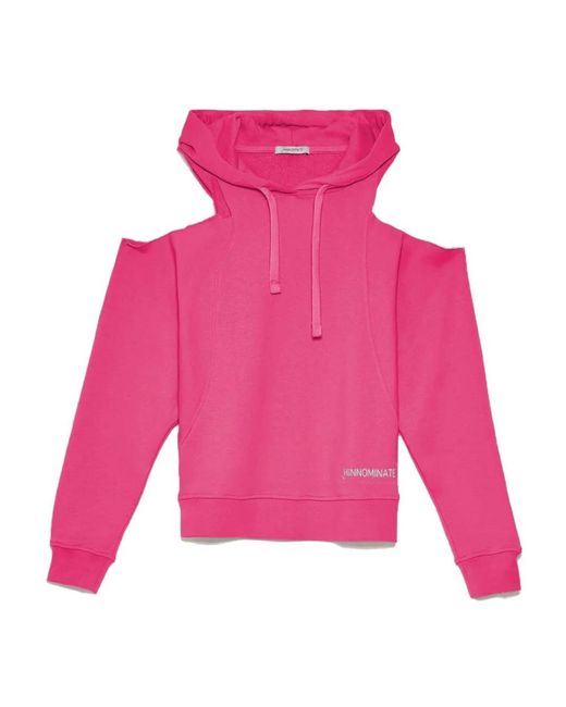 Jersey de algodón con hombros descubiertos hinnominate de color Pink