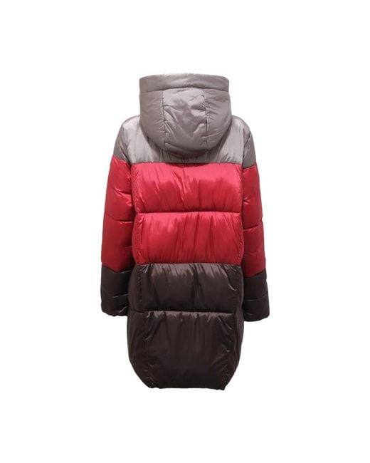 Save The Duck Red Leichte Gesteppte Jacke Mit Modell Iris9