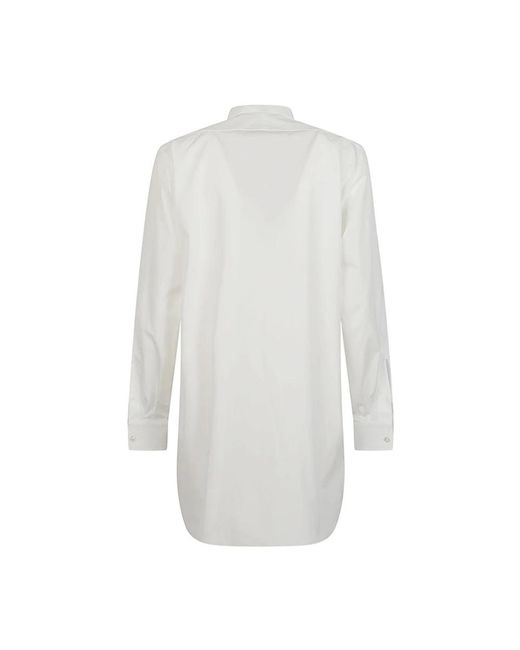 The Row Evette Long Shirt in het White