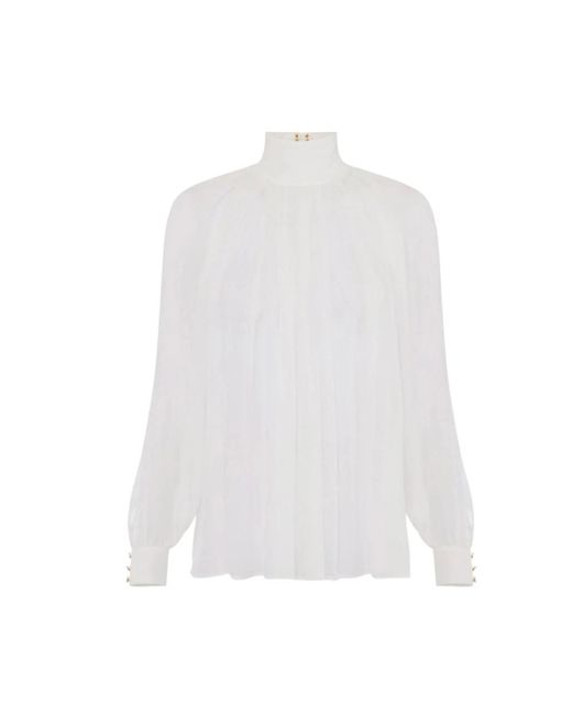 Blouses Elisabetta Franchi de color White