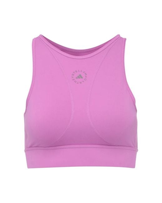 Adidas By Stella McCartney Purple Sleeveless Tops