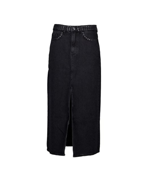 co'couture Black Denim Skirts
