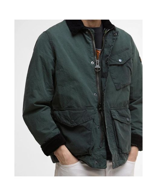 Barbour Jassen ,Blauw ,Katoen Drifter Gewaxte Jas Salie in het Black voor heren