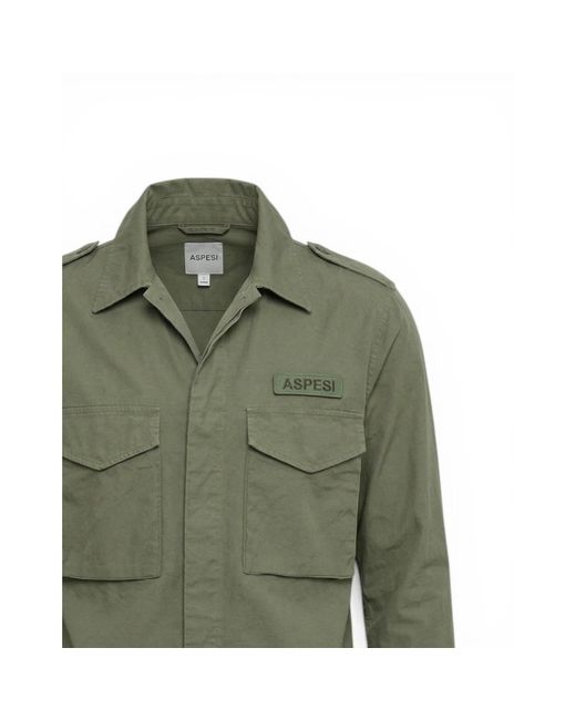 Aspesi Green Casual Shirts for men