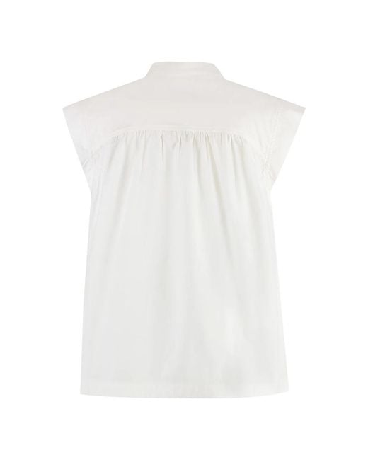 Yves Salomon White Blouses
