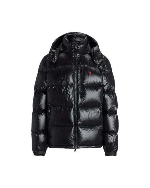 Ralph Lauren Black Down Jackets for men