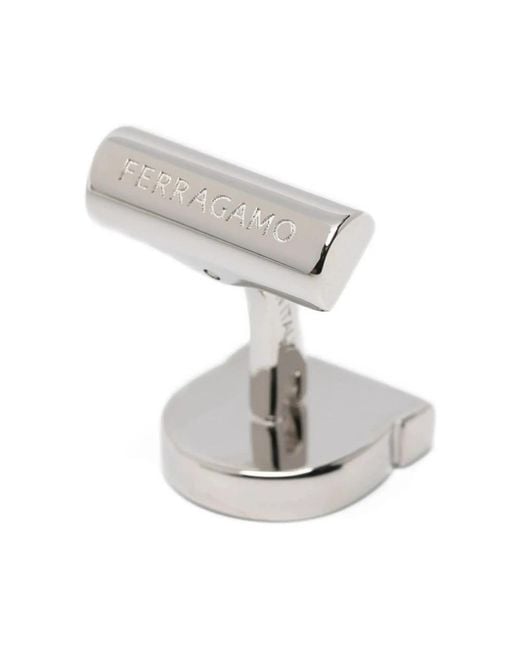Cufflinks & Tie Clips Ferragamo de hombre de color Gray