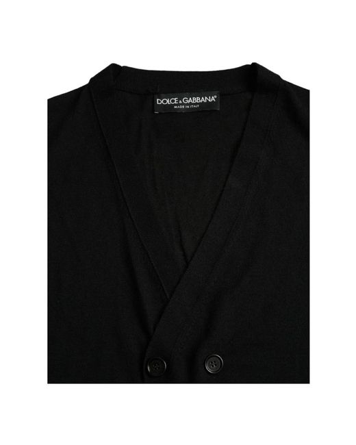 Knitwear > cardigans Dolce & Gabbana pour homme en coloris Black