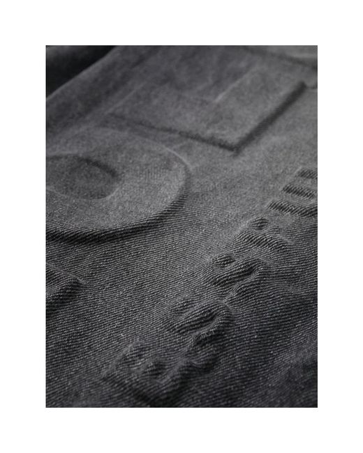 DIESEL Gray Straight Fit Jeans for men