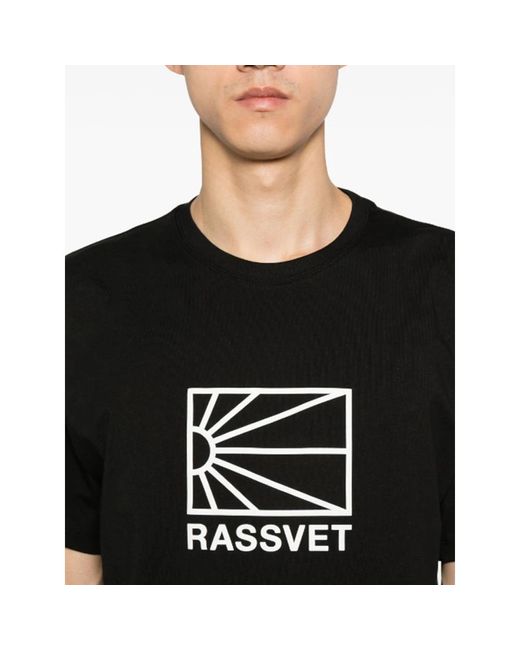 Rassvet (PACCBET) T-shirt mit großem logo in schwarz in Black für Herren